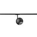 SLV 1-Phasen-Strahler LIGHT EYE ® 150, rund, GU10 max. 13W, drehbar und schwenkbar, matt schwarz