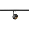 3-Phasen-Strahler LIGHT EYE ® 150, Ø 15cm, GU10 QPAR111 max. 13W, kardanisch, inkl. Adapter, matt schwarz