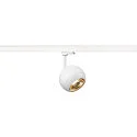 3-Phasen-Strahler LIGHT EYE ® 150, Ø 15cm, GU10 QPAR111 max. 13W, kardanisch, inkl. Adapter, matt weiß