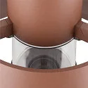 SLV socket luminaire PHOTONI CYL POLE 45 cylindrical, impact resistant E27 IP65, rust dimmable