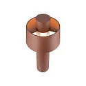 SLV socket luminaire PHOTONI CYL POLE 45 cylindrical, impact resistant E27 IP65, rust dimmable