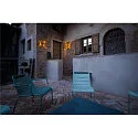 SLV outdoor wall luminaire PHOTONI CYL cylindrical, half round E27 IP65, rust dimmable