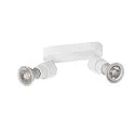 SLV wall and ceiling luminaire PURI 2.0 BASIC 2 flames GU10 IP20, white dimmable