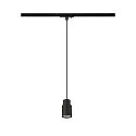 SLV 1-Phasen Pendelleuchte PURI 2.0 TUBE, GU10 max. 6W, schwarz