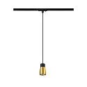 SLV 1-Phasen Pendelleuchte PURI 2.0 DOME, GU10 max. 6W, schwarz / gold
