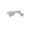 SLV Wand- und Deckenleuchte PURI 2.0 CONE, asymmetrisch, 2x GU10 max. 6W, grau