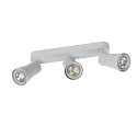 SLV Wand- und Deckenleuchte PURI 2.0 CONE, Long, 3x GU10 max. 6W GU10, grau