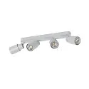 SLV Wand- und Deckenleuchte PURI 2.0 TUBE, Long, 4x GU10 max. 6W, grau