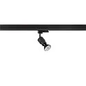SLV 3-Phasen-Strahler PURI 2.0 BASIC, ohne Schirm, GU10 max. 6W, drehbar und schwenkbar, schwarz