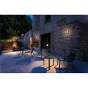 SLV Outdoor  LED-Wandleuchte RASTERLYS WL, IP65 IK06, mit Diffusor, gewölbt, 14W 2700/3000K 400lm 70°, dimmbar, anthrazit