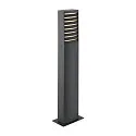 SLV Outdoor LED-Stehleuchte RASTERLYS POLE 70, IP65 IK06, mit Diffusor, gewölbt, 27W 2700/3000K 750lm 2x70°, dimmbar, anthrazit