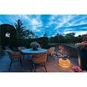 SLV LED Ootdoor Solar Stehleuchte ADEGAN FLAT, 4,35W, 2200K, 85lm, IP65, dimmbar, braun
