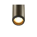 SLV LED 1-Phasen-Strahler GRIP! S PHASE, zylindrisch, 11W 2700K 29°, CRi >90, dimmbar, schwenkbar, bronze / schwarz