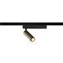 SLV LED 1-Phasen-Strahler GRIP! S PHASE, zylindrisch, 11W 2700K 29°, CRi >90, dimmbar, schwenkbar, bronze / schwarz
