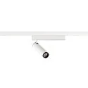 SLV LED 1-Phasen-Strahler GRIP! S PHASE, zylindrisch, 11W 3000K 29°, CRi >90, dimmbar, schwenkbar, weiß / schwarz