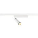 SLV LED 1-Phasen-Strahler GRIP! S PHASE, zylindrisch, 11W 3000K 29°, CRi >90, dimmbar, schwenkbar, weiß / schwarz