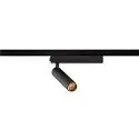 SLV LED 1-Phasen-Strahler GRIP! S PHASE, zylindrisch, 11W 3000K 29°, CRi >90, dimmbar, schwenkbar, schwarz / gold