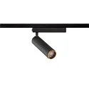 SLV LED 1-Phasen-Strahler GRIP! M PHASE, zylindrisch, 20W 2700K 42°, CRi >90, UGR <19, dimmbar, schwenkbar, schwarz / gold