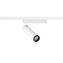 SLV LED 1-Phasen-Strahler GRIP! M PHASE, zylindrisch, 20W 3000K 42°, CRi >90, UGR <19, dimmbar, schwenkbar, weiß / schwarz
