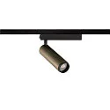 SLV LED 1-Phasen-Strahler GRIP! M PHASE, zylindrisch, 20W 3000K 42°, CRi >90, UGR <19, dimmbar, schwenkbar, bronze / schwarz