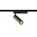 SLV LED 1-Phasen-Strahler GRIP! M PHASE, zylindrisch, 20W 3000K 42°, CRi >90, UGR <19, dimmbar, schwenkbar, bronze / schwarz
