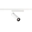 SLV 1-phase spot GRIP! M PHASE DTW swivelling, for VDU workstation, Dim-To-Warm IP20, white dimmable