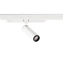 SLV LED 3-Phasen-Strahler GRIP! M DALI, 20W 3000K 42°, CRi >90, UGR <19, DALI/Touch dimmbar, schwenkbar, weiß / schwarz