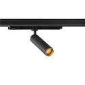 LED 3-Phasen-Strahler GRIP! M DALI, 20W 3000K 42°, CRi >90, UGR <19, DALI/Touch dimmbar, schwenkbar, schwarz / gold