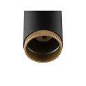 SLV 1-phase spot GRIP! L GU10 swivelling, rotatable GU10 IP20, black dimmable
