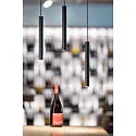 SLV LED Niedervolt-Pendelleuchte GRIP! S DALI, 48V, 2700K 29°, DALI dimmbar, schwarz / gold