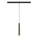 SLV LED Niedervolt-Pendelleuchte GRIP! S DALI, 48V, 2700K 29°, DALI dimmbar, bronze / schwarz