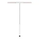 SLV LED Niedervolt-Pendelleuchte GRIP! S DALI, 48V, 3000K 29°, DALI dimmbar, weiß / schwarz