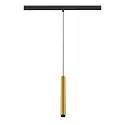 SLV LED Niedervolt-Pendelleuchte GRIP! S DALI, 48V, 3000K 29°, DALI dimmbar, gold / schwarz