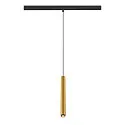 SLV LED Niedervolt-Pendelleuchte GRIP! S DALI, 48V, 3000K 29°, DALI dimmbar, gold / schwarz