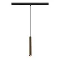 SLV LED Pendelleuchte GRIP! S, 48V, 2000-3000K 29°, DALI steuerbar, Dim-to-Warm, bronze / schwarz