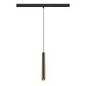 SLV LED Pendelleuchte GRIP! S, 48V, 2000-3000K 29°, DALI steuerbar, Dim-to-Warm, bronze / schwarz