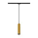 SLV 1-Phasen Pendelleuchte GRIP! L, GU10 max. 6W, gold / schwarz