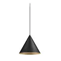 SLV Pendelleuchte MAGICO 38, E27 max. 10W, matt schwarz / gold