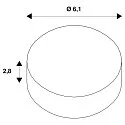SLV motion sensor HIGHBAY C - PIR - STANDBY DIM radio controllable, programmable, white