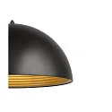 SLV Pendelleuchte FORCHINI M 40, E27 max. 40W, matt schwarz / matt gold