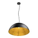 SLV Pendelleuchte FORCHINI 70, E27 max. 40W, matt schwarz / matt gold