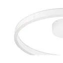 SLV LED Wand- und Deckenleuchte ONE PHASE, Up/Down, Ø 60cm, 23W 2700/3000K (CCT Switch) 2x130°, CRi >90, dimmbar, weiß