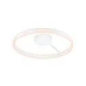 SLV LED Wand- und Deckenleuchte ONE PHASE, Up/Down, Ø 60cm, 23W 2700/3000K (CCT Switch) 2x130°, CRi >90, dimmbar, weiß
