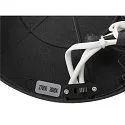 SLV LED Wand- und Deckenleuchte ONE PHASE, Up/Down, Ø 60cm, 23W 2700/3000K (CCT Switch) 2x130°, CRi >90, dimmbar, schwarz