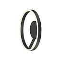 SLV LED Wand- und Deckenleuchte ONE DALI, Up/Down, Ø 40cm, 14W 2700/3000K (CCT Switch) 130°, DALI dimmbar, schwarz