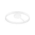 SLV LED Wand- und Deckenleuchte ONE DALI, Up/Down, Ø 60cm, 23W 2700/3000K (CCT Switch) 130°, DALI dimmbar, weiß