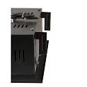 SLV ceiling recessed luminaire KADUX DOUBLE 2 flames, DALI controllable, cardanic swivelling IP20, black dimmable