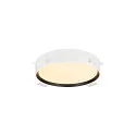 SLV LED Wand- und Deckenleuchte DECONA PHASE, rund, 18W 2700/3000K (CCT Switch), dimmbar, schwarz