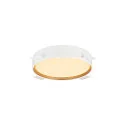 SLV LED Wand- und Deckenleuchte DECONA PHASE, rund, 18W 2700/3000K (CCT Switch), dimmbar, schwarz / gold