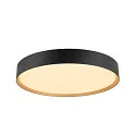 LED Wand- und Deckenleuchte DECONA PHASE, rund, 23W 2700/3000K (CCT Switch), dimmbar, schwarz / gold